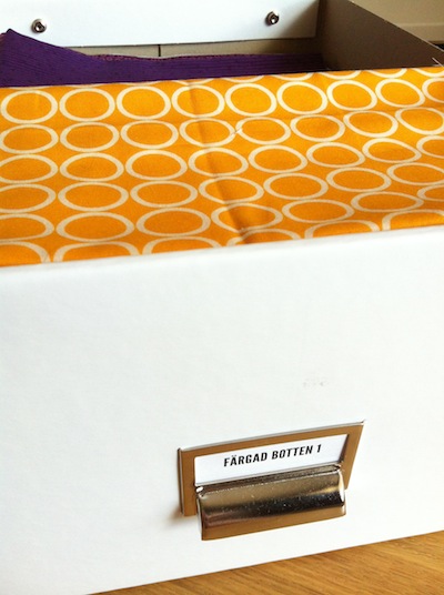 Fabric storage - Ikea Kassett 2
